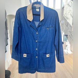 Vintage Jantzen Denim Micro Suede Jacket